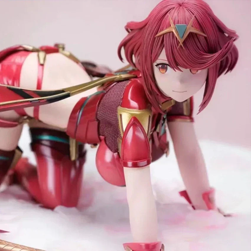 33CM Xenoblade Chronicles 2 figurine Pyra and Mythra Game Girl Anime Figure Collection PVC Model Toys Adult Dolls Christmas Gift