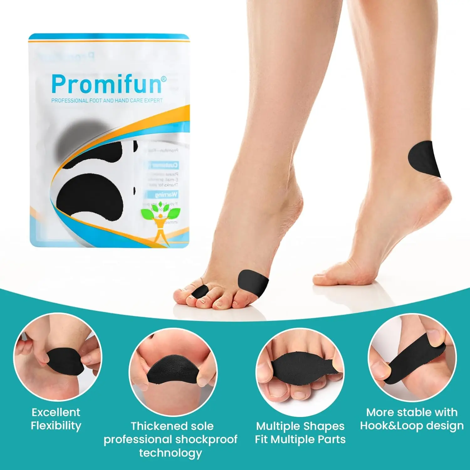

10Pcs Sumifun Moleskin Adhesive Pads Blister Prevention Strips Mole Skin Tape Sticker Feet Heel Shoes Padding Prevent Friction