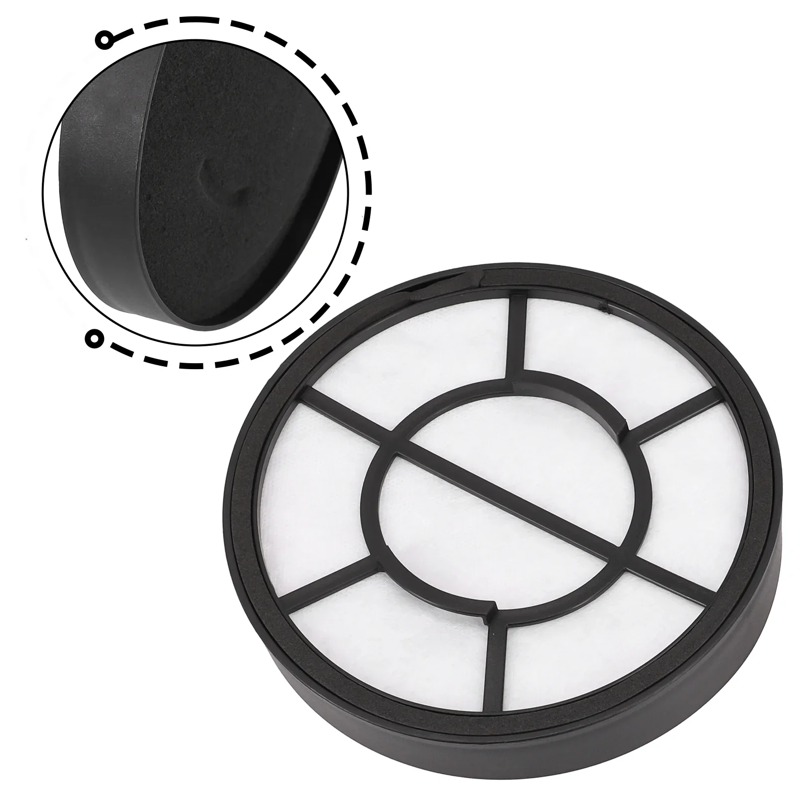 Filtro de vacío para Redmond RV-C335, pieza de repuesto, reutilizable, lavable, bote