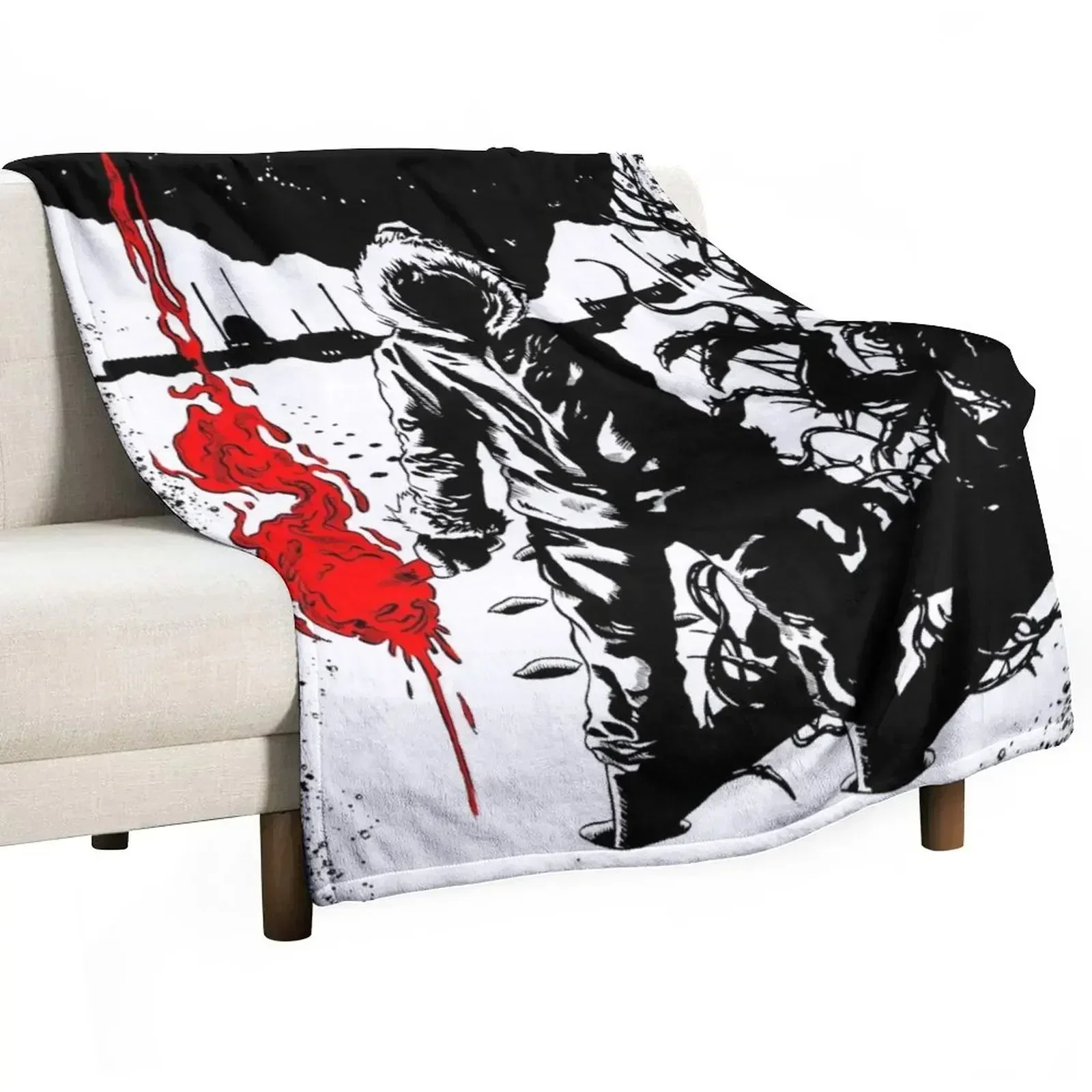 The Thing flare Throw Blanket Flannel Custom Blankets