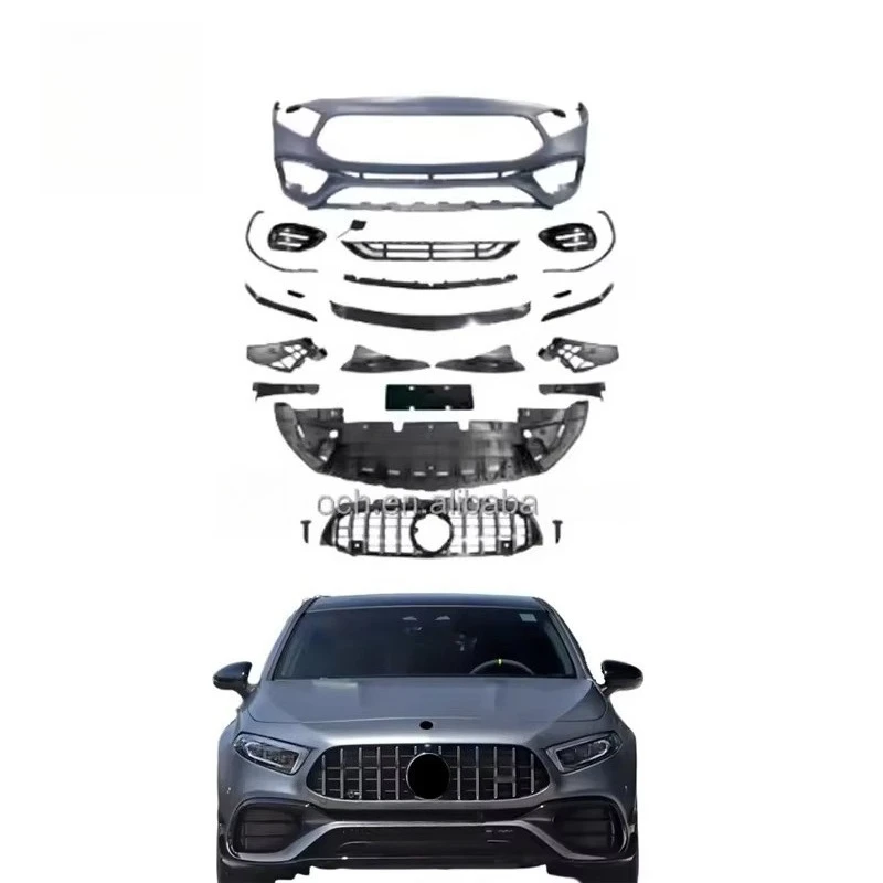

2020+ W177 A Class upgrade to A45s AMGS body kit front bumper grille fits A180 A200 A220 A260 A300 A35