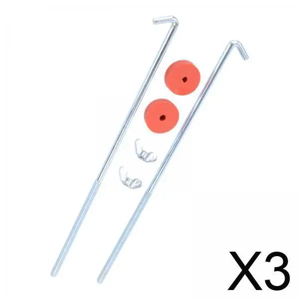 

Комплект удерживающих болтов автомобильного аккумулятора, сверхмощные J-образные стержни, кронштейн и гайки для установки аккумулятора автомобиля