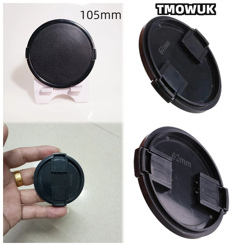 

For SONY ZV-E10 A6400 A7S2 A7R3 A580 NEX6 ZV-E13 A850 Camera Lens Cap Protective Cover Center Pinch Snap-on 49mm 52 55 58 62 67
