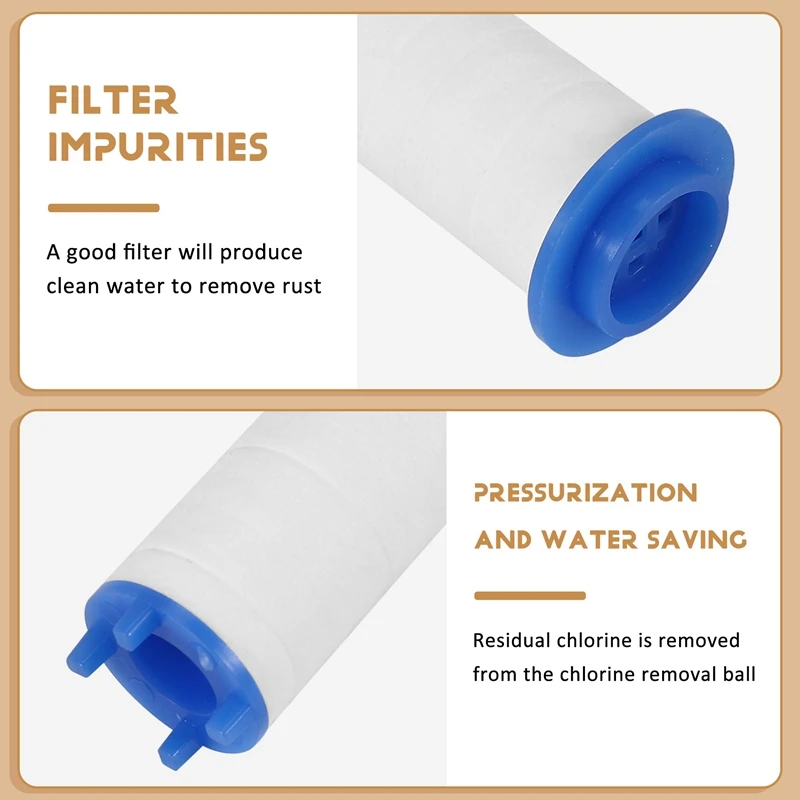 Hot 10Pcs Turbo Fan Shower Head Filters--Used For Propeller Driven Handheld Shower Head High Pressure - Shower Head