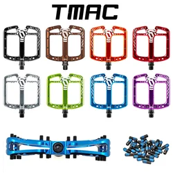 TMAC Pedal Bicycle pedals Aluminum alloy wide platform pedals BMX downhill Mtb Bike Accessories MTB  DH Bike Anti-Slip Pedal