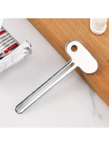 Cast Iron Toothpaste Tube Squeezer, Manual Toothpaste Dispenser, Bathroom Accessories Metal Tube Wringer, No Power Required