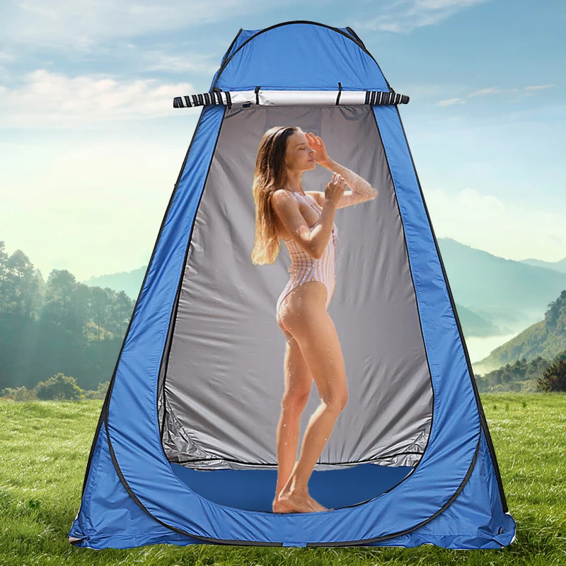 WESTTUNE Portable Pop-Up Camping Shower Tent Privacy Changing Fitting Room Tent Shelter Mobile Toilet Fishing Photography Tent