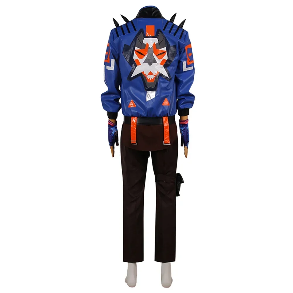 Yoru Cosplay Mannen Kostuum Spel Valorant Rollenspel Fantasia Outfits Jasje Shirt Broek Handschoenen Man Halloween Carnaval Feestkleding