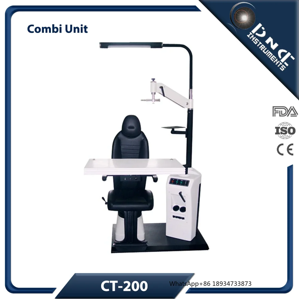 CT-200 Professional Refraction Chair Unit Ophthalmic Combined Table And Electric Optometry Chair