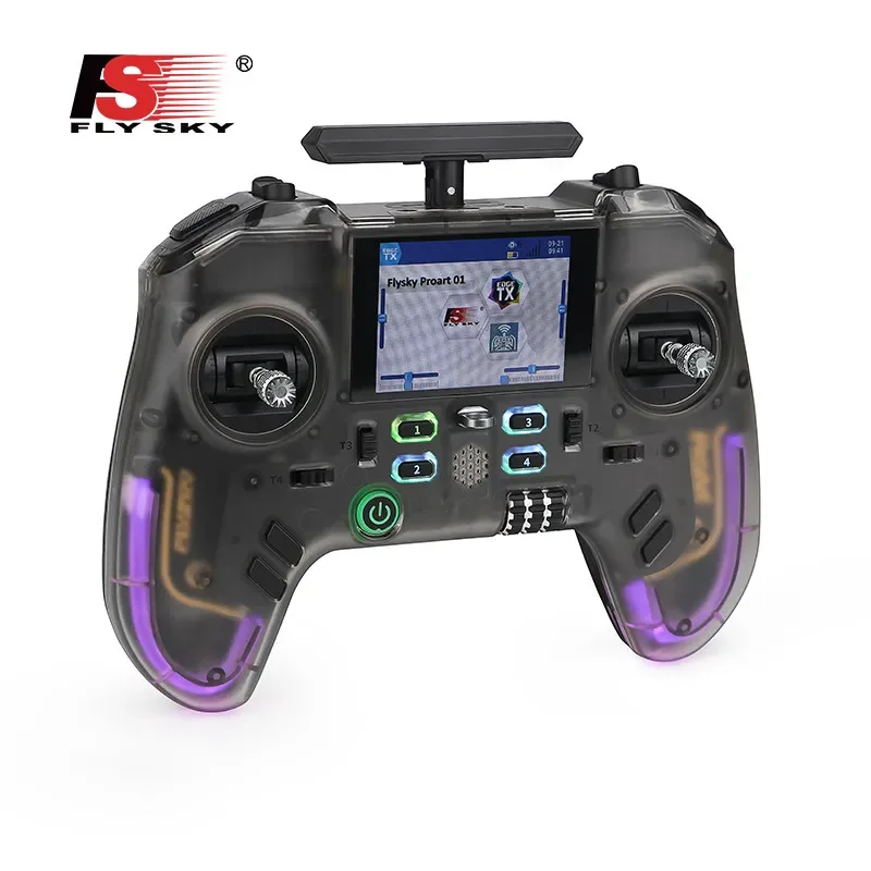 FlySky ProArt PA01 Radio 2.4GHz Hall Gimbal EdgeTX AFHDS 3/ELRS H7 Color Screen Raido Controller for RC Parts