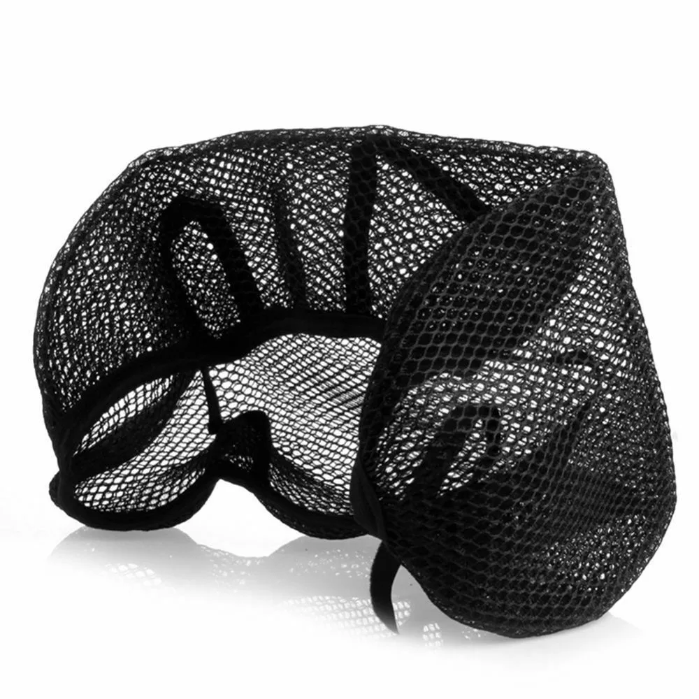 Motorcycle Mesh Heat-Resistant Seat Cushion Cover Breathable 3D Anti Slip Honeycomb Mesh Protector Insulation Electronic Bike