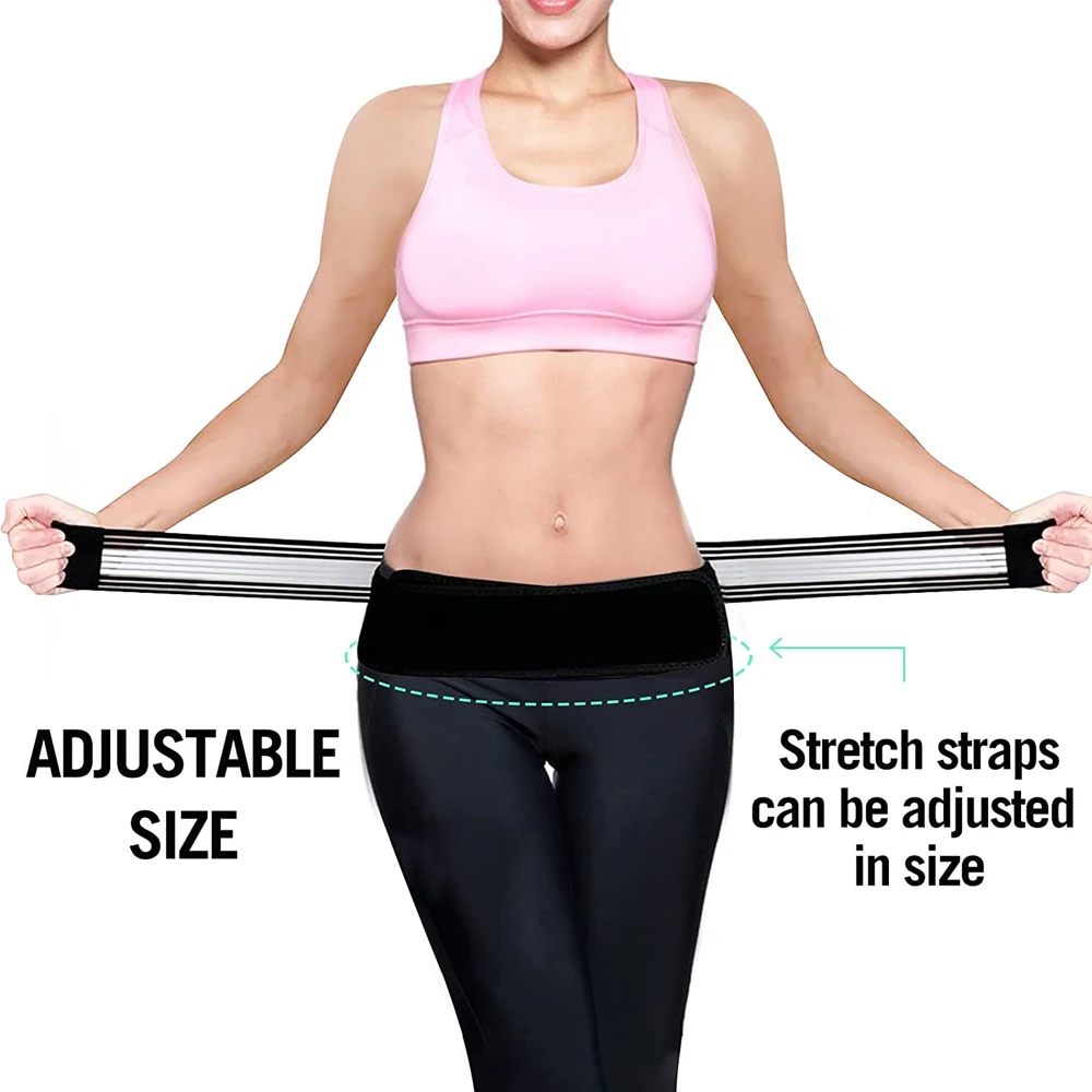 2024 Upgrade Premium Belt Relieve Back Pain & Sciatica Women Men Waist Massage Instrument Support Lumbar Hip Belt Back Massager