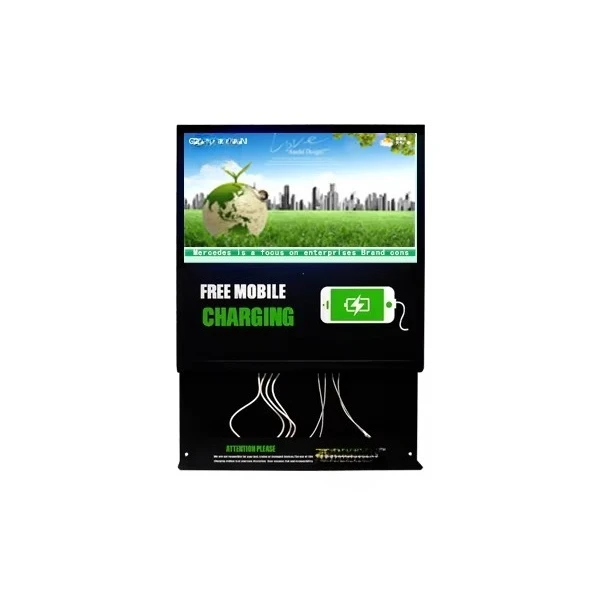 

21.5-Inch Android Smart Signage Player - Wireless touchscreen display with mobile charging and high definition playback