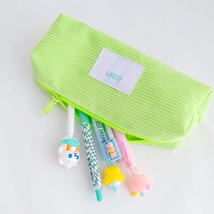 1 Pcs Kawaii Pencil Case Cute candy color Pencil Box Pencilcase Pencil Bag School Supplies Stationery