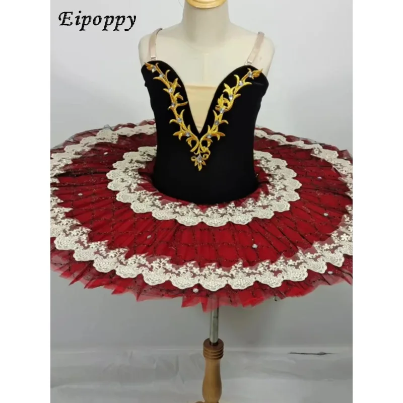 

Детское балетное танцевальное платье Esmilada, костюм для выступлений для девочек, балетная пачка Тан Джике, газовая юбка, юбка-петти