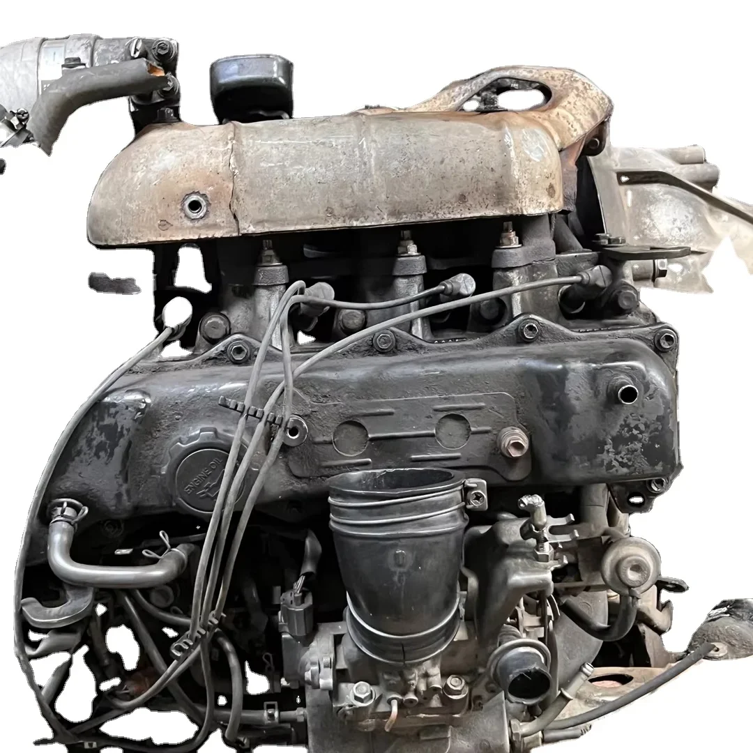 HOT-Best Price Used 4Cylinder Petrol Engine Complete Motor 2.4L 2RZ EFI Engine With MT Gearbox For Toyota Hilux/Hiace - Image 2