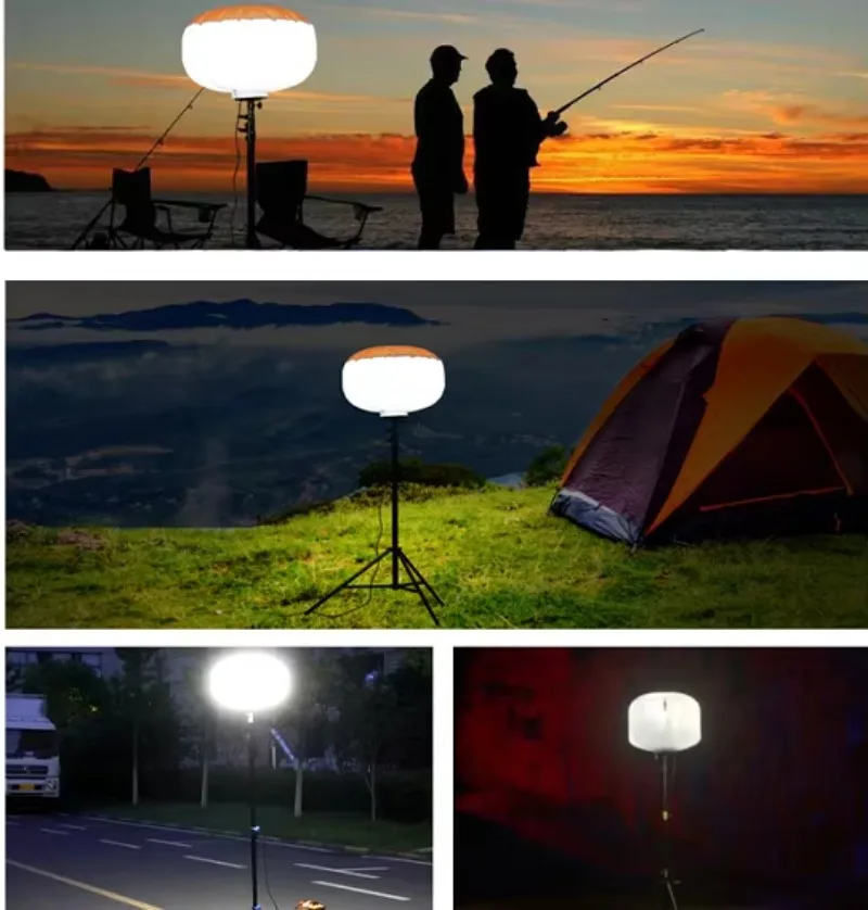 Dedicated Professional Factory Portable Telescopic LED Balloon Light Tower Mobile 2M Outdoor Light Tower Working Light