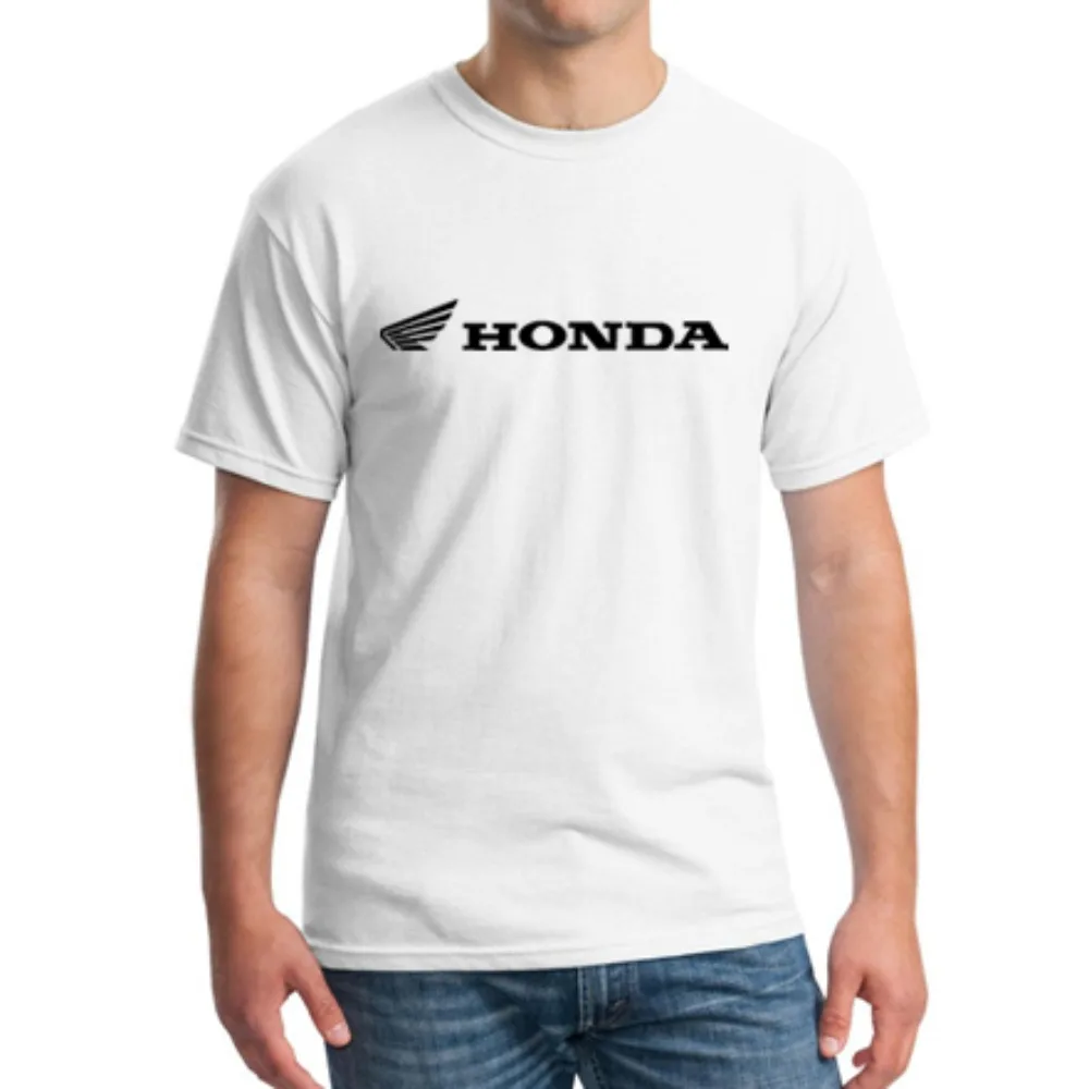 

2025 More New Summer Honda Racing Logo Street Retro Motorcycle Series Printed Loose Collar Short Sleeve Hip Hop Racing Suit