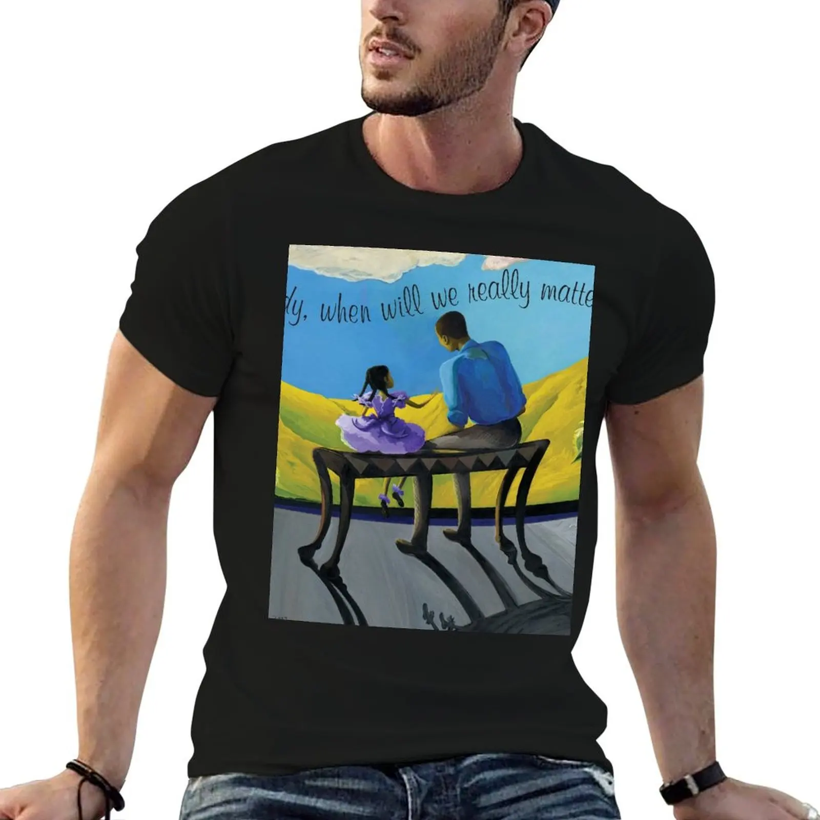 A Child's Question T-Shirt Sports Basic Short Sleeve T-Shirt