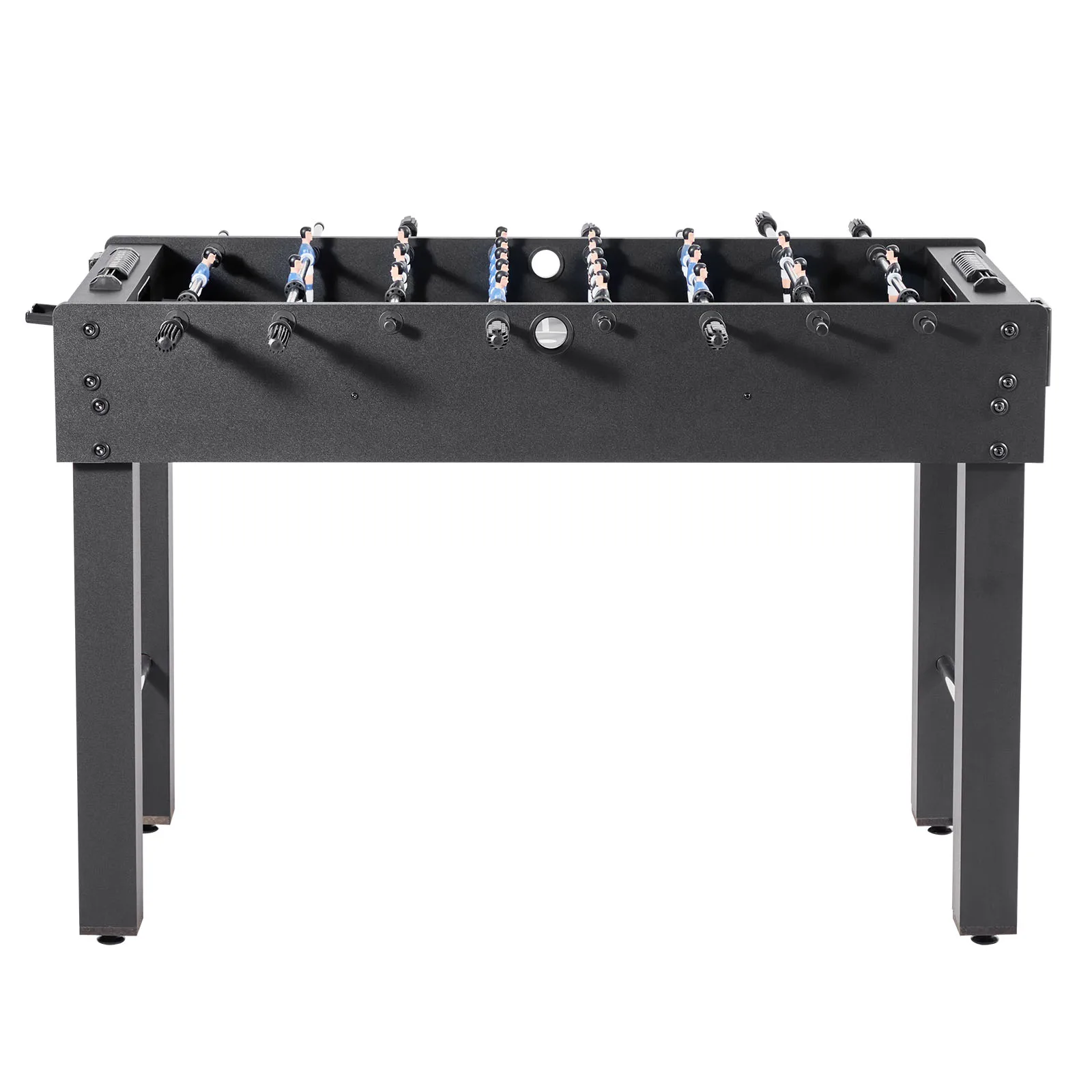 Foosball Table, 48 inch Standard Size Table, Includes 2 Balls, and 2 Cup Holders, Indoor Full Size Foosball Tables for Home, Family, and Game Room, Durable Soccer Set, Score Keeper