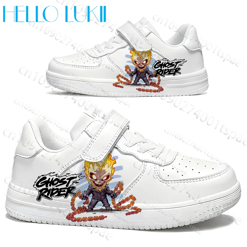 

Teenager Children Ghost Rider 3D Print Board Shoes Interesting Design Breathable Boys Girls Outdoor Running Shoes Free-express