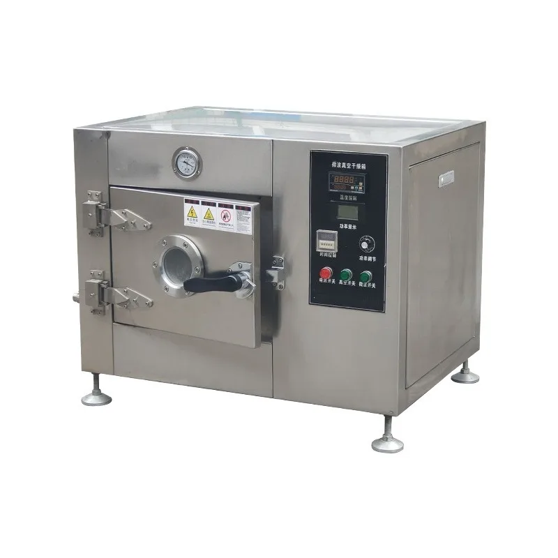 Professional Laboratory Microwave Vacuum Drying Oven Constant Temperature Small Vacuum Dryer Machine Benchtop Drying Equipment