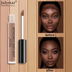 Julystar 6color Waterproof concealer Lasting Concealer and concealer to Cover Black Eyes