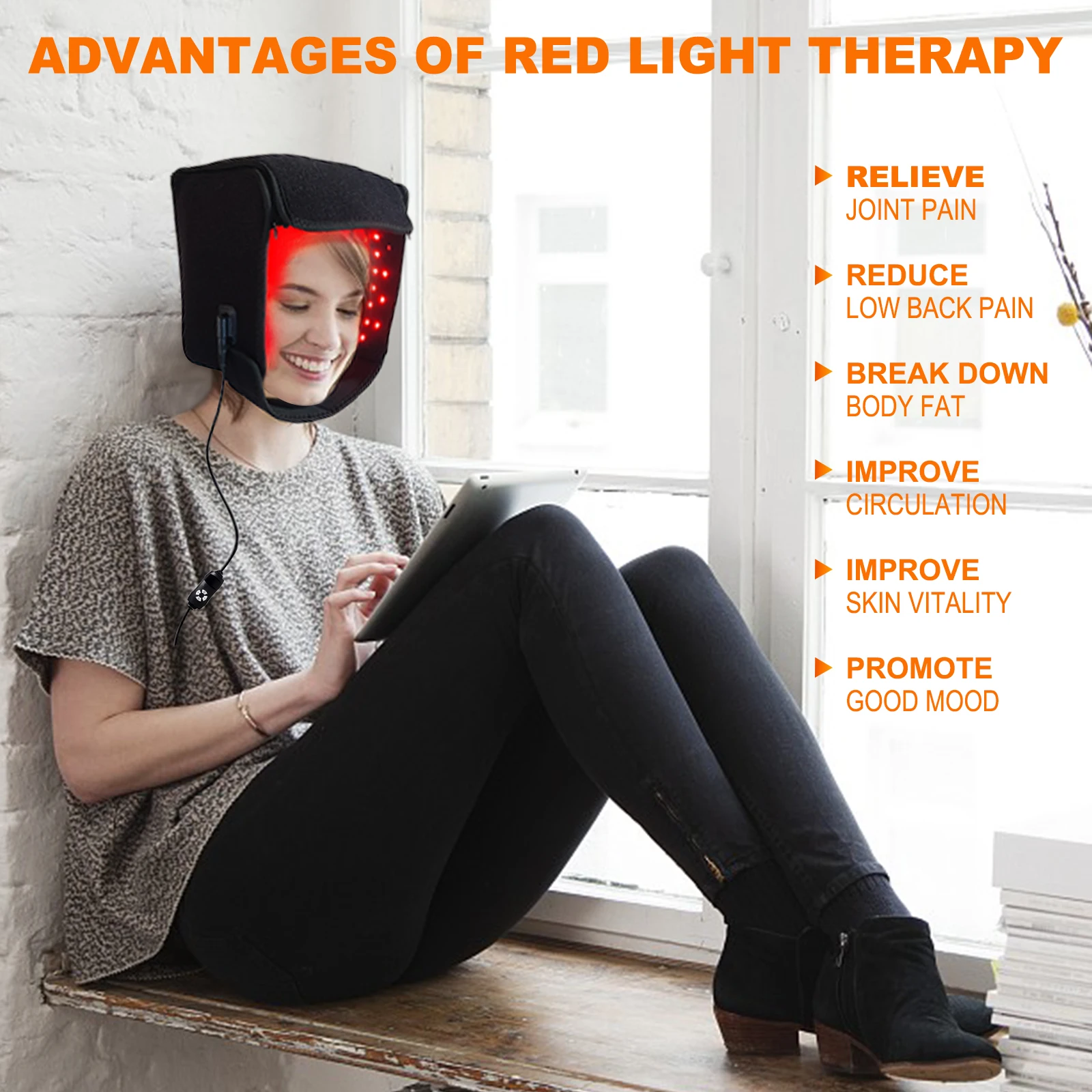 LED Infrared Light Therapy Hat For Hair Growth Red & Infrared Light Hair Growth Cap For Hair Loss Promote Hair Fast Regrow Care