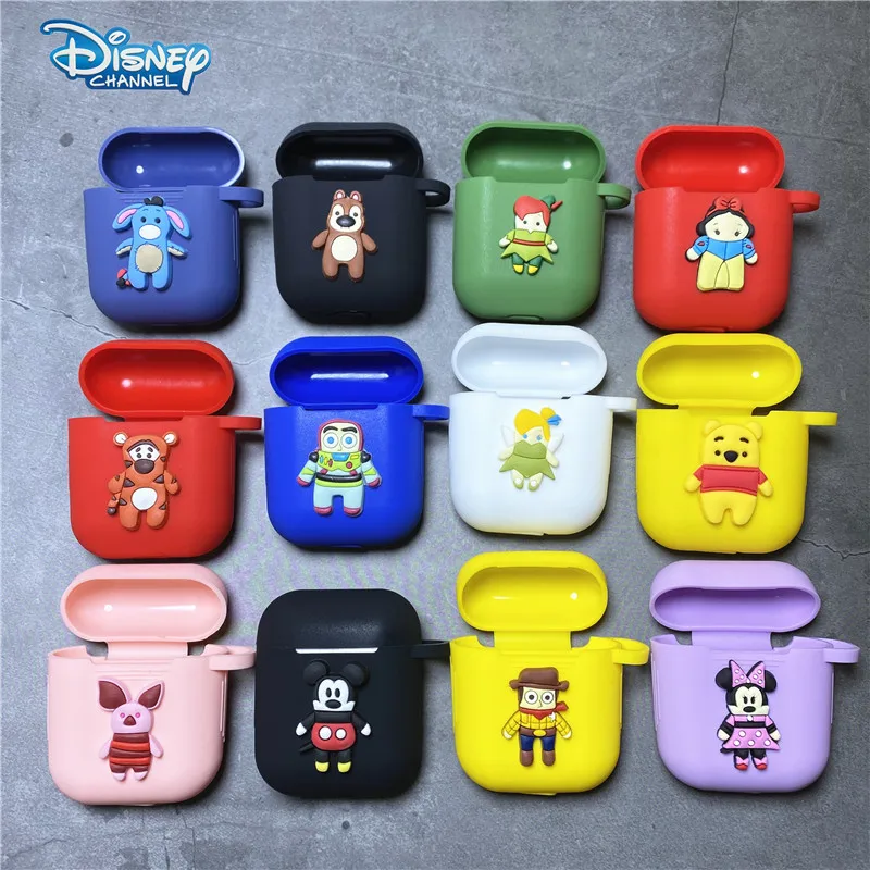 Силиконовый защитный чехол для наушников с крючком для Airpods 1 2