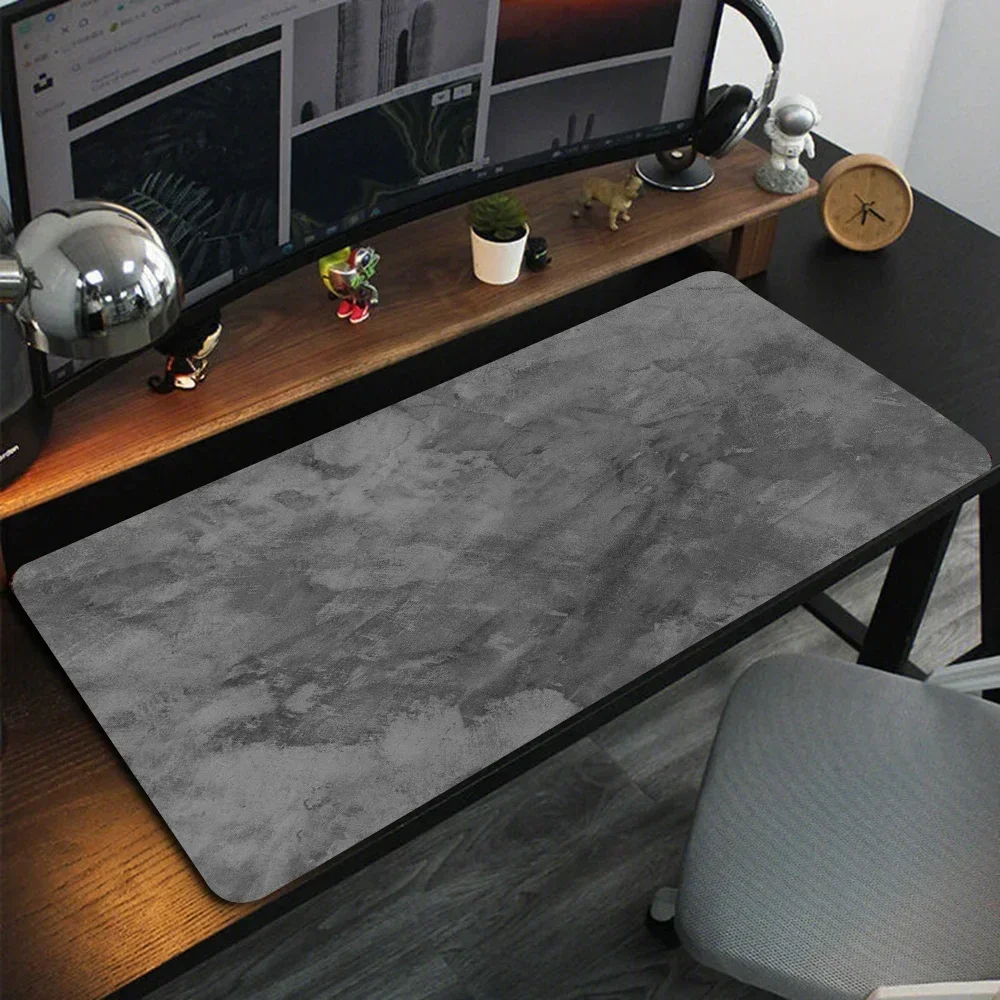 Large Game Mouse Pad XXL Grey Series Desk Mats Non-slip Rubber Based Washable Carpet for Office Laptop Notebook PC Mice Keyboard