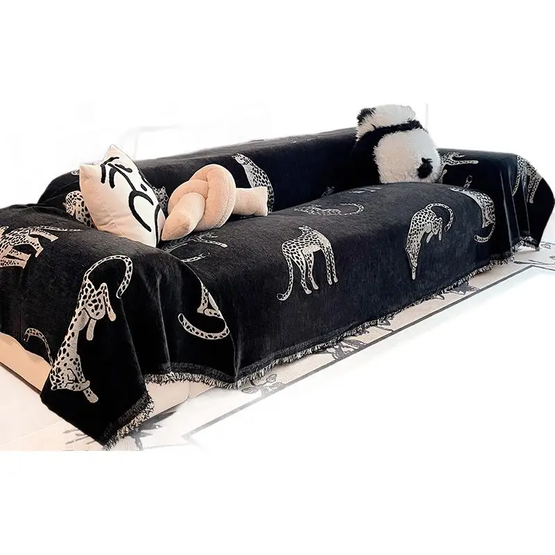 Factory Direct Compatible with Ice Silk Cool Sofa Cover Summer Non-slip All-inclusive Cover Anti-cat Scratch Sofa Cover