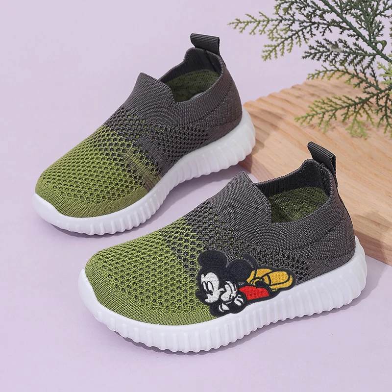 

Boys and Girls running shoes Stitch summer Student first walkers Disney Sneakers Spring and Autumn Mickey mouse Casual Shoes