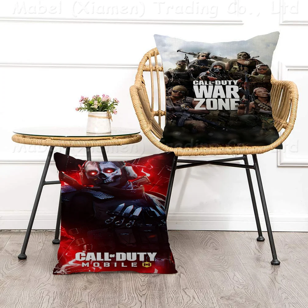 Game Call Of Duty Pillow Cushion Cover Pillowcase Living Room Sofa Home Decor Customized