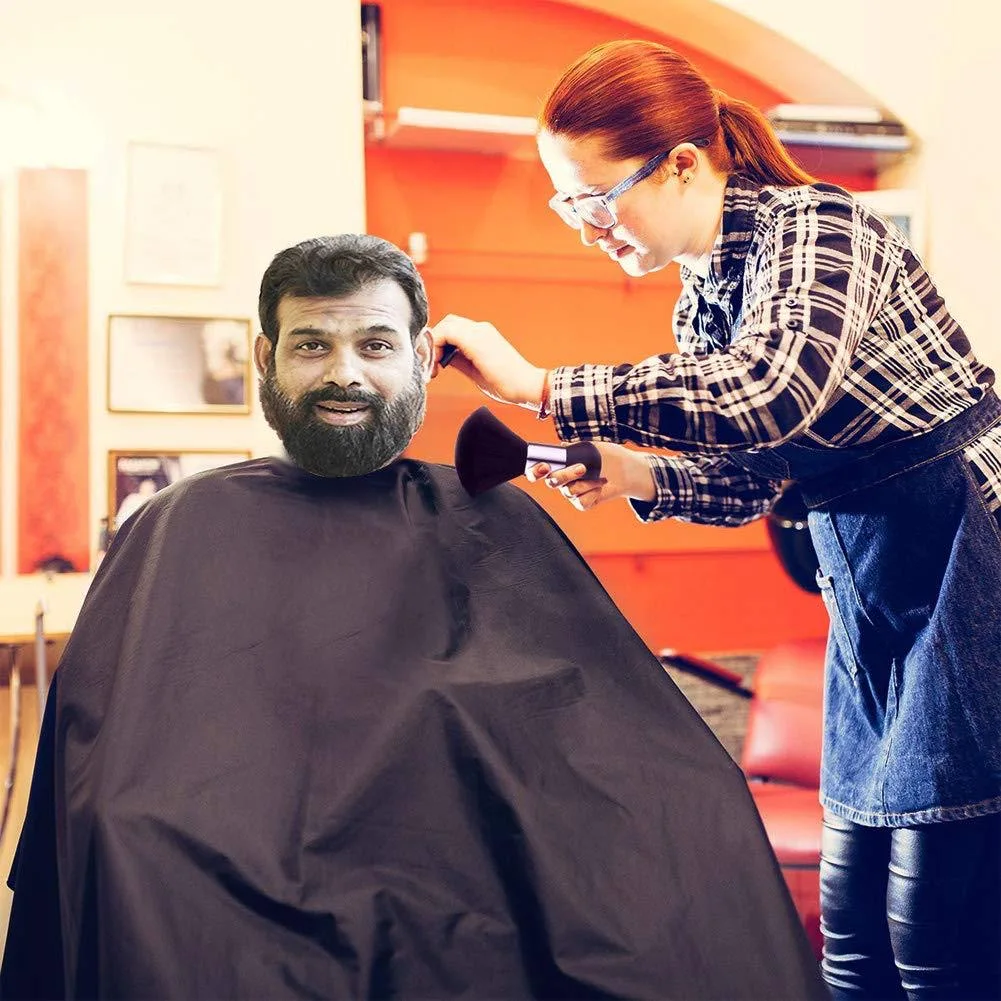 

Парикмахерская накидка с рисунком ткань для стрижки волос, водонепроницаемая ткань для салона, парикмахерская накидка, профессиональный парикмахер, ретро фартуки, накидка для стрижки волос