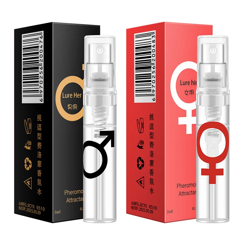 3ml Pheromones Perfume Spray For Getting Immediate Women Male Attention Premium Scent Sex Toy Products For Adult Couples