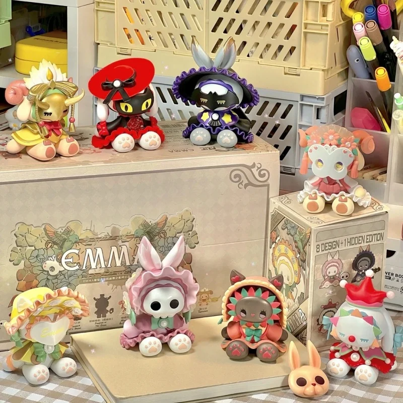 

Emma Secret Forest Masquerade Series Kawaii Blind Box Action Figure - Mystery Surprise Desk Decor Toy Gift