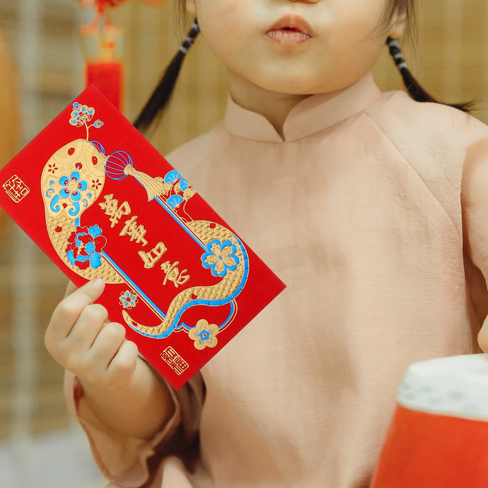 

30 шт. красных конвертов для денег на Китайский Новый год, конверты для наличных, подарки к празднику Года Змеи, декоративные украшения для лунного праздника