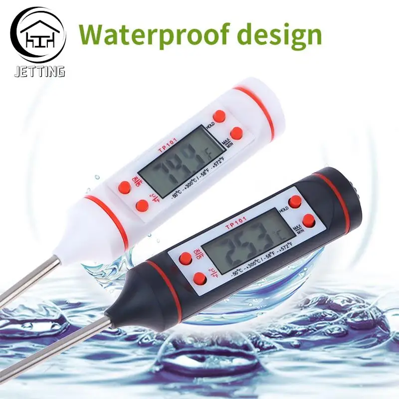 Food Baking Digital Kitchen Probe Thermometer Instant Read Cooking Meat BBQ Sensor Thermometers Probe Tool Heat Tester