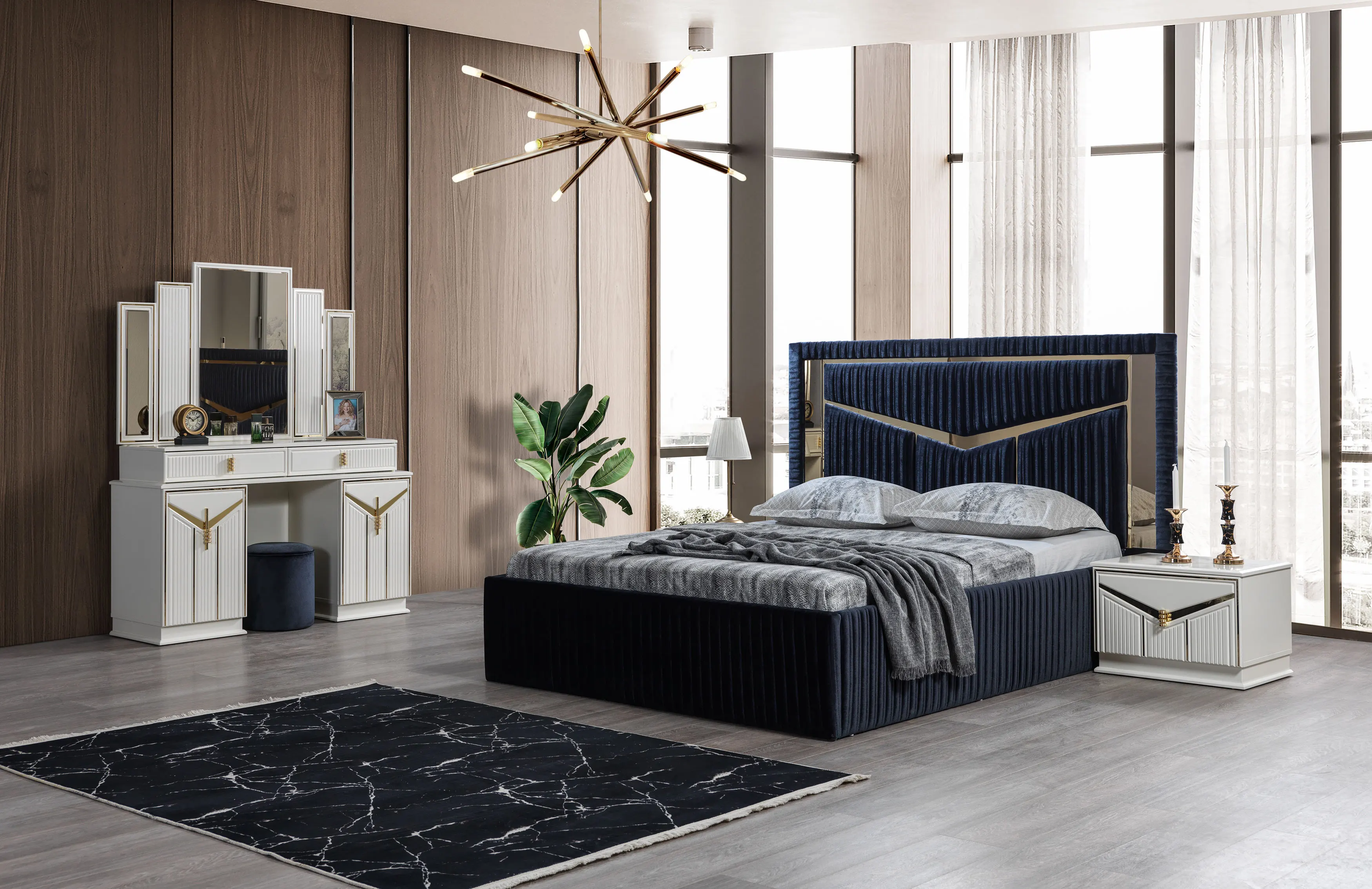 *Luxury Wooden Bedroom Sets High Quality Comfortable Modern Divan Bed with Massage Feature for Hotel & Hospital Use