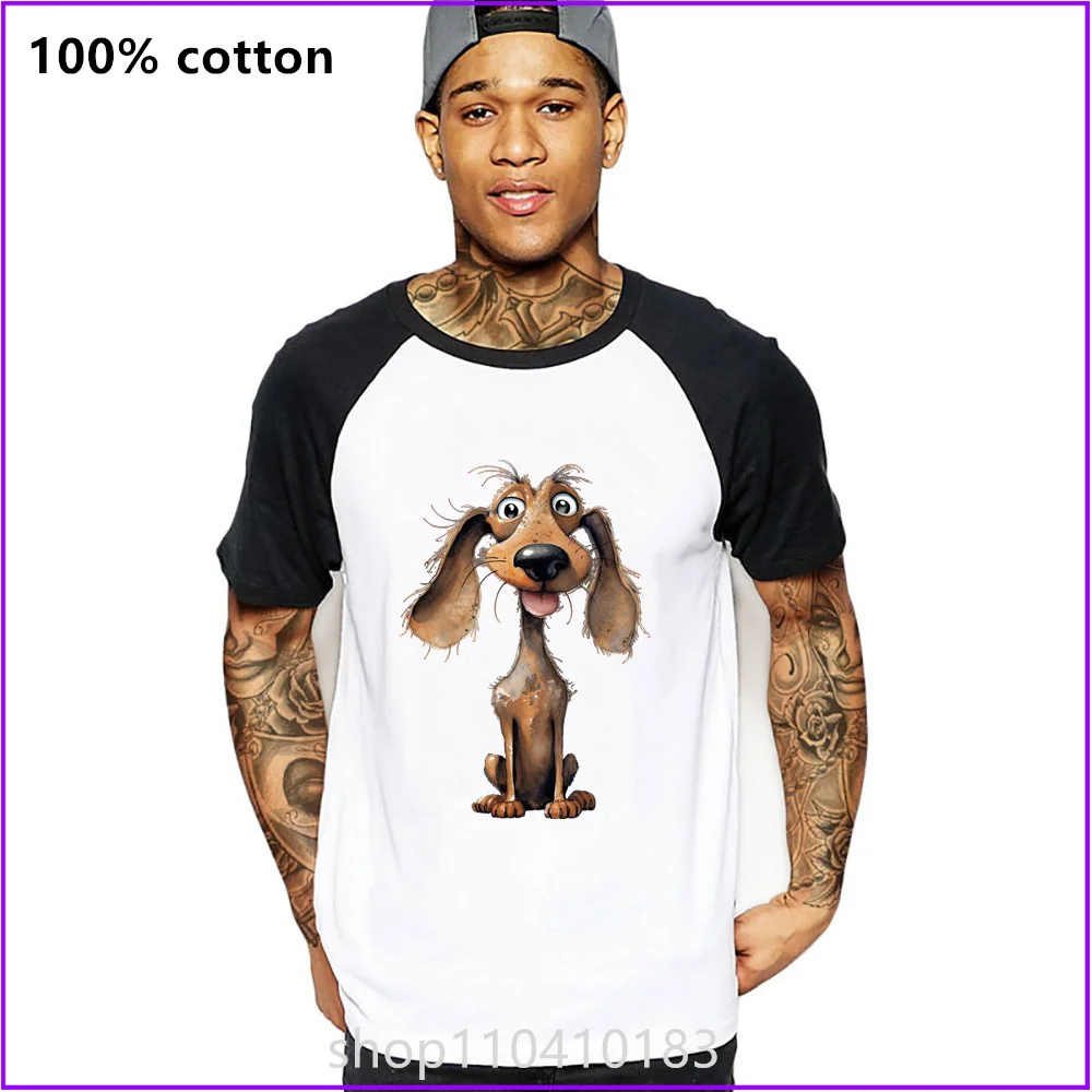 Dachshund Cute Dog Sja169 T Shirts For Men'S Women Tshirt T-Shirt Military Acid Wash New Styles Golf American Apparel Screen Pri