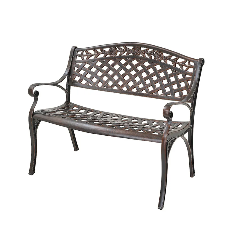 

Стол и стулья для балкона, из литого алюминия, для отдыха, для двора, виллы, террасы, с подвесным механизмом.