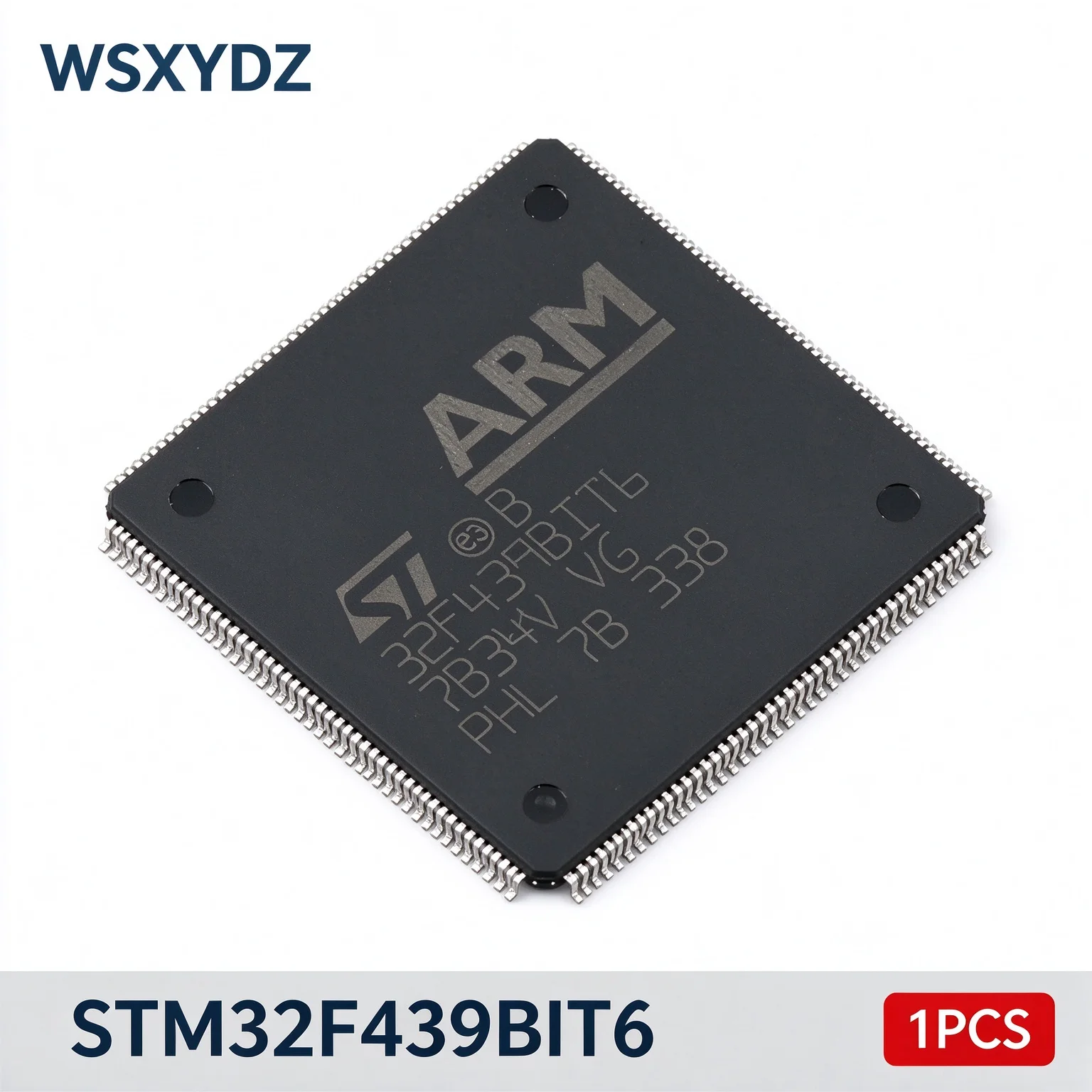 1PCS STM32F439BIT6 ST Advanced Cortex-M4 MCU 180MHz 2MB Flash LQFP208 Chrom-ART TFT FMC Crypto Camera New Original（114）