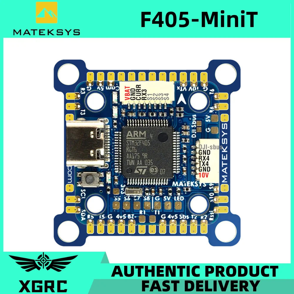 

Контроллер полета MATEK F405 F405-MiniTE с OSD Baro Blackbox STM32F405RGT6 ArduPilot INAV для радиоуправляемого дрона FPV