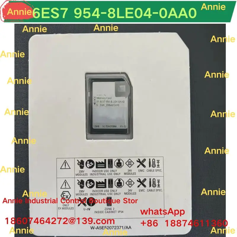 

brand-new 12MB storage card 6ES7 954-8LE04-0AA0