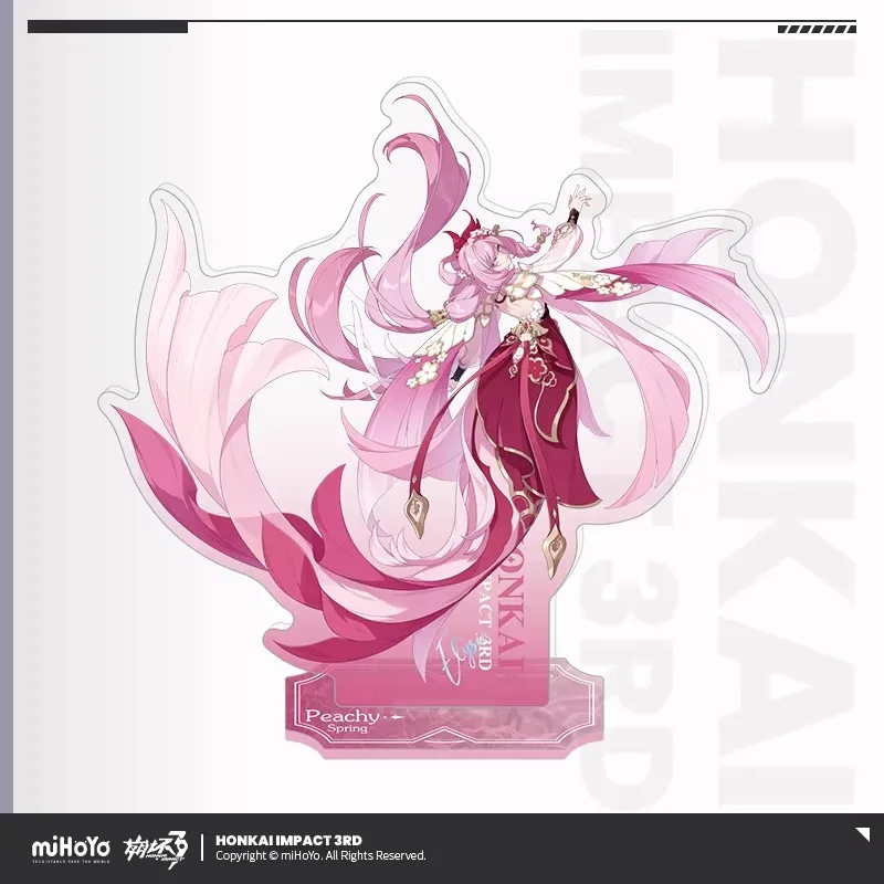 [Genuine] miHoYo Game Honkai Impact 3rd Acrylic Standee Elysia Kiana Seele Desktop Ornament Anime Accessory Cosplay Xmas Gifts 5