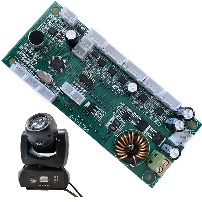 X-Y-1754 Motherboard Main Diplay Board For 100W Led Moving Head Beam Light Stage Spare Parts