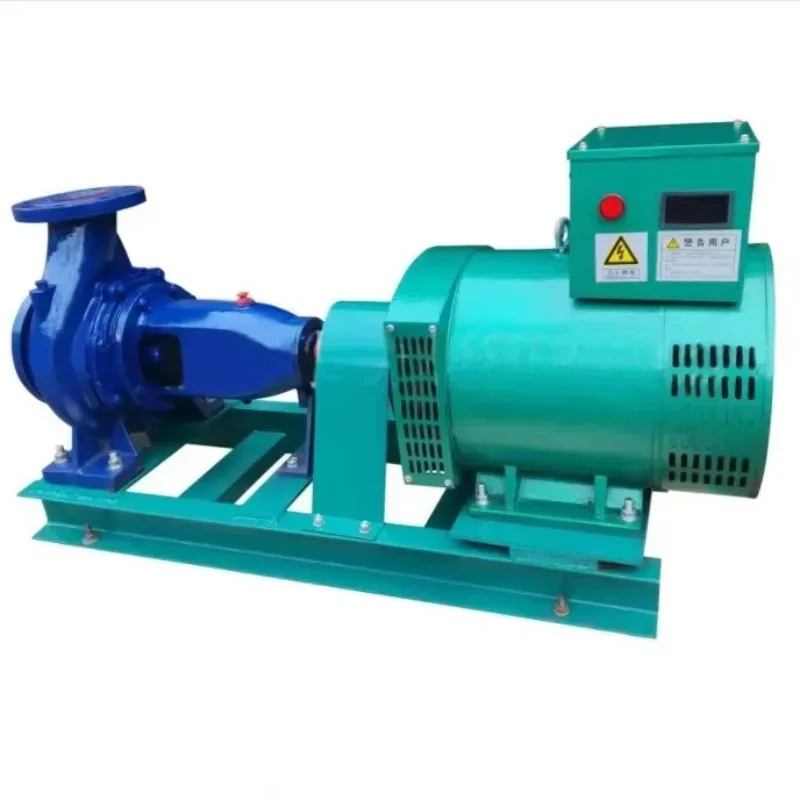 Small Hydro Power Generator 3kw 5kw 8kw 10kw Mini Water Powered Generators with BrushlessDouble Nozzle Turbine
