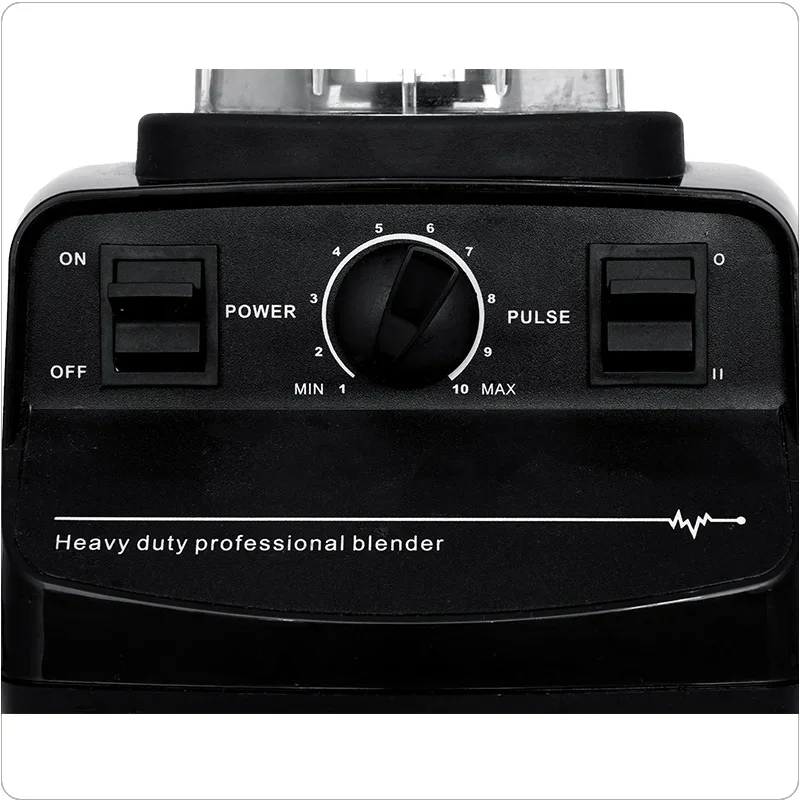 خلاط مطبخ احترافي عالي السرعة سعة 2 لتر BL-767 خلاط يدوي يدوي مع وظيفة تسخين حاوية زجاجية بقوة 1500 وات