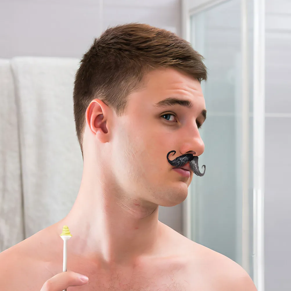 100Pcs Beard Stickers Nose Hair Waxing Mustache Protector Nose Hair Removal Small Mustache Sticker Personal Care Supplies