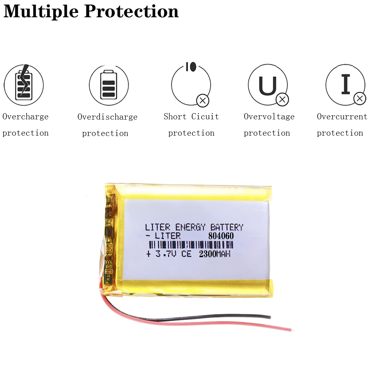 3.7 V 3000 mAH 804060, polimerowa bateria litowo-jonowa/akumulator litowo-jonowy do DVR, GPS, mp3, mp4